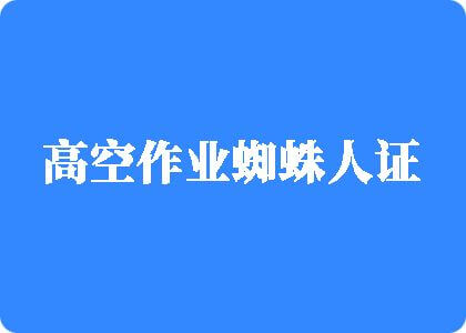 女人吃男人肉棒棒视频高空作业蜘蛛人证